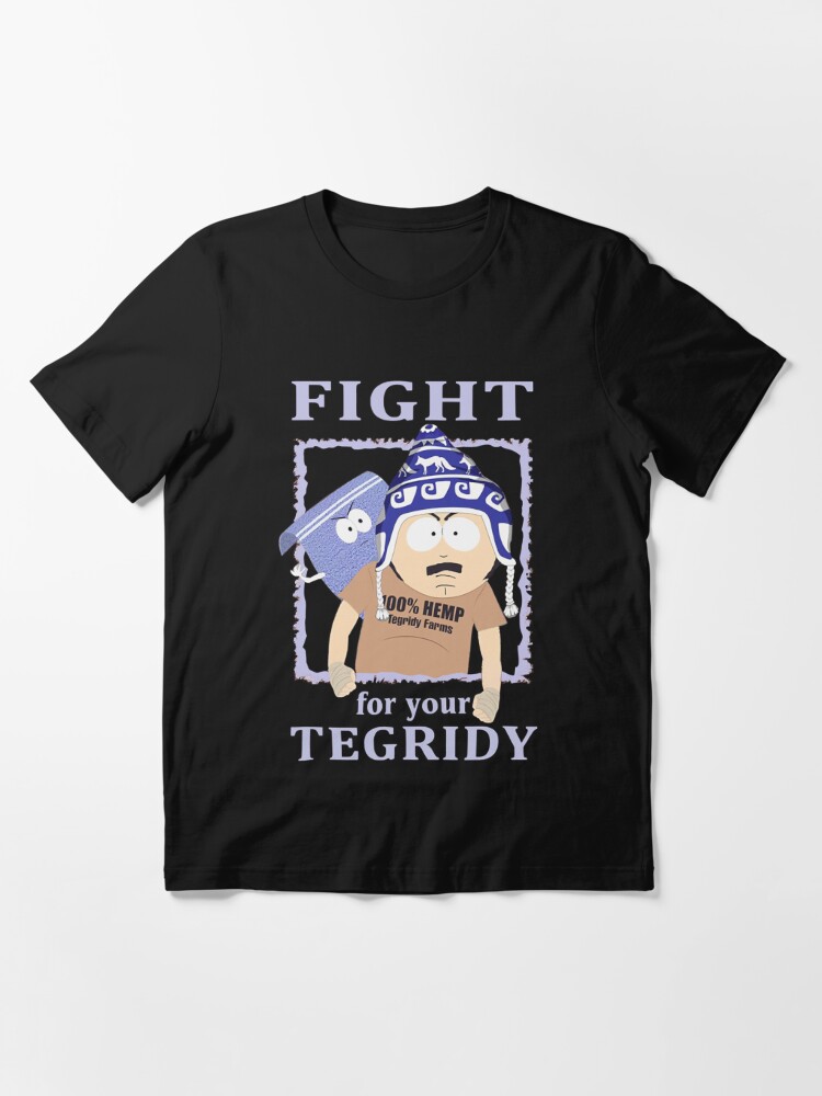 BeiLinQuRuiYinYuanBai Cool Fight for Your Tegridy T-Shirt Funny South Park Animated Sitcom T-Shirt 