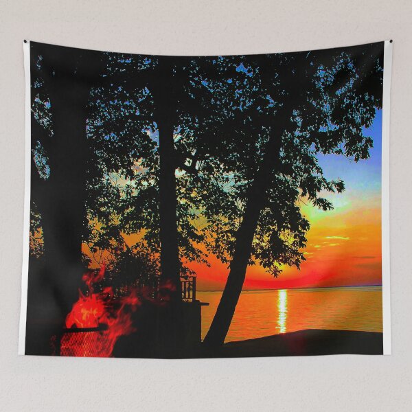 Item preview, Evening Fire designed and sold by Holly Werner.