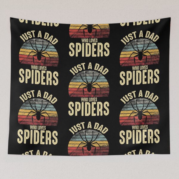 Item preview, Just A Dad Who Loves Spiders Retro Spider Owner Fathers Day designed and sold by JRRTs.