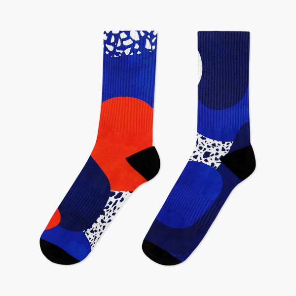 Item preview, Terrazzo galaxy midnight blue white red designed and sold by Sylvain Combe.
