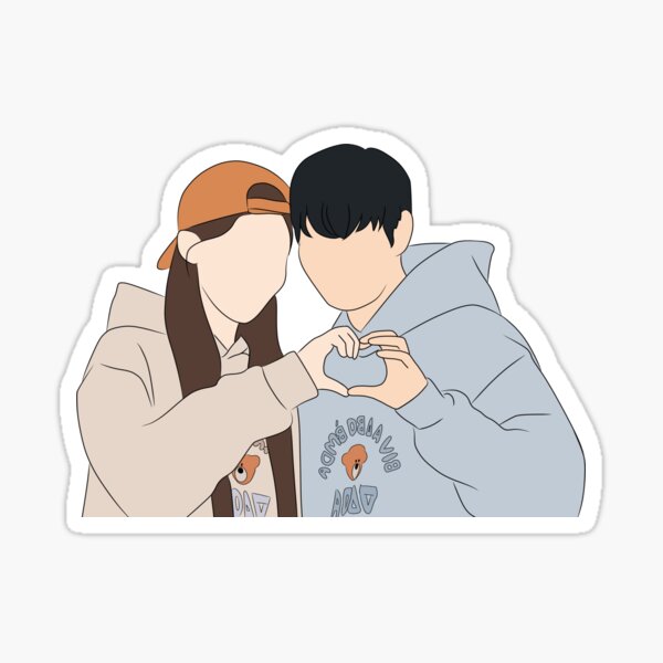 SHOOTING STARS LEE SUNG KYUNG AND KIM YOUNG DAE - FOR KDRAMA LOVERS Sticker