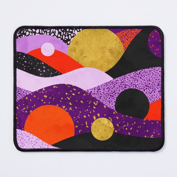 Item preview, Terrazzo galaxy purple orange gold designed and sold by Sylvain Combe.