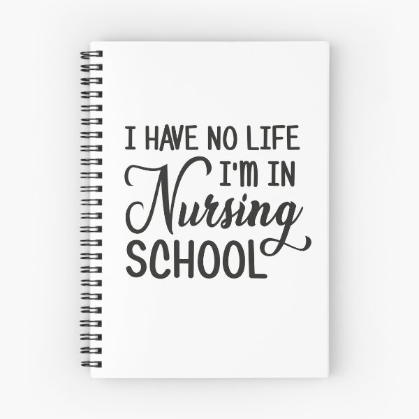 Item preview, Funny nurse quote, i have no life i'm in nursing school, nursing humor designed and sold by PRINTED ..
