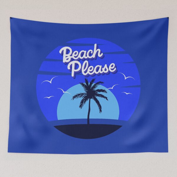 Item preview, Beach please designed and sold by moxdesign.