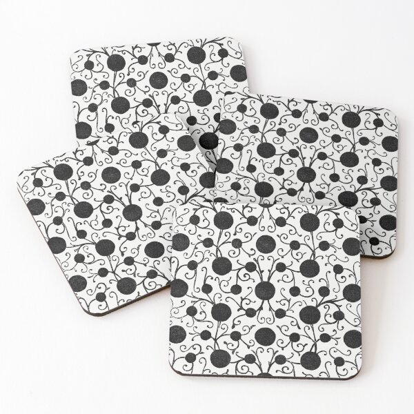 Item preview, Black Fragments Pattern designed and sold by JustCoolShop.