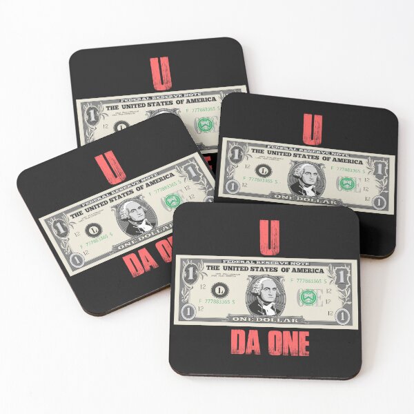 Item preview, U da one bold Typography with dollar illustration  designed and sold by garniturex.