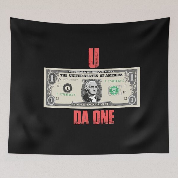 Item preview, U da one bold Typography with dollar illustration  designed and sold by garniturex.