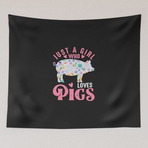 Item preview, Just A Girl Who Loves Pigs Pullove designed and sold by fasickqkkratt.