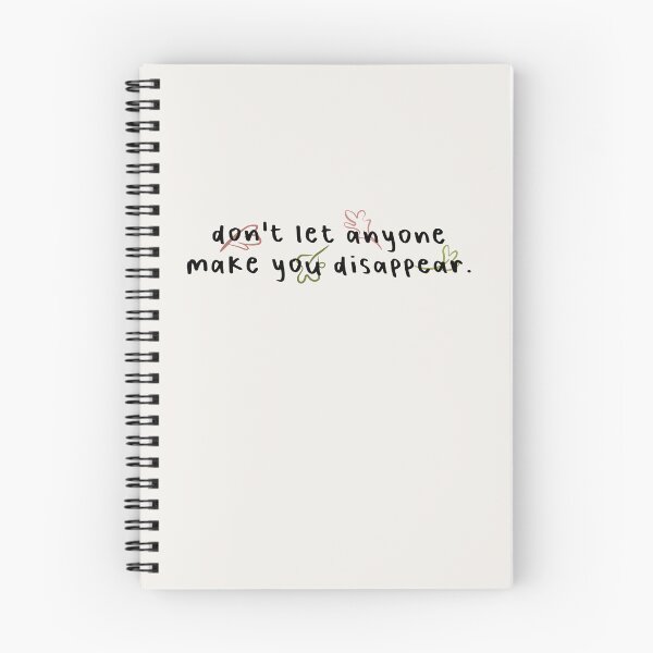 Item preview, don't let anyone make you disappear. designed and sold by Pinu92.