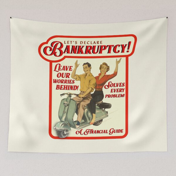 Item preview, Bankrupt - Funny Bankruptcy Design designed and sold by BaconPancakes21.