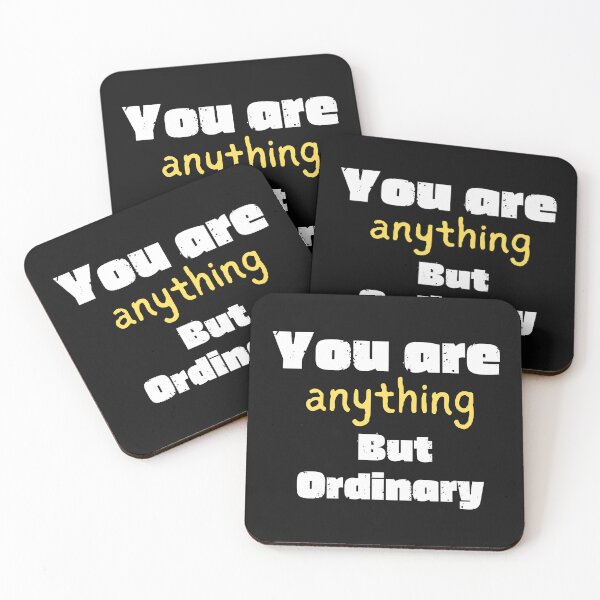Item preview, Vintage You are anything but ordinary Bold Typography  designed and sold by garniturex.