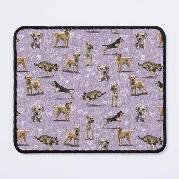 Item preview, The Border Terrier Purple Version designed and sold by Elspeth Rose Design.