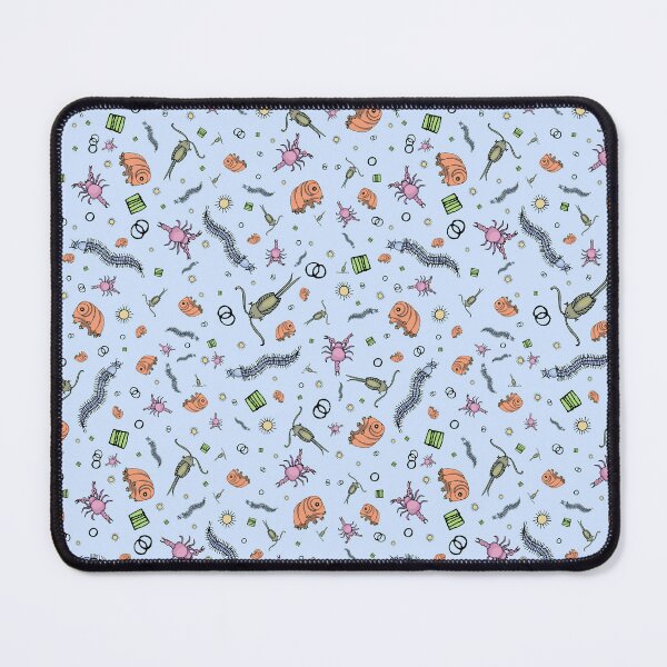 Item preview, Microscopic Animals in Blue designed and sold by Nemki.