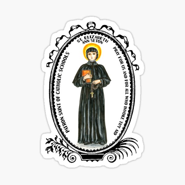 Item preview, Saint Elizabeth Ann Seton Patron of Catholic Schools designed and sold by myaltar.