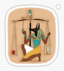 Anubis weighing the heart Sticker