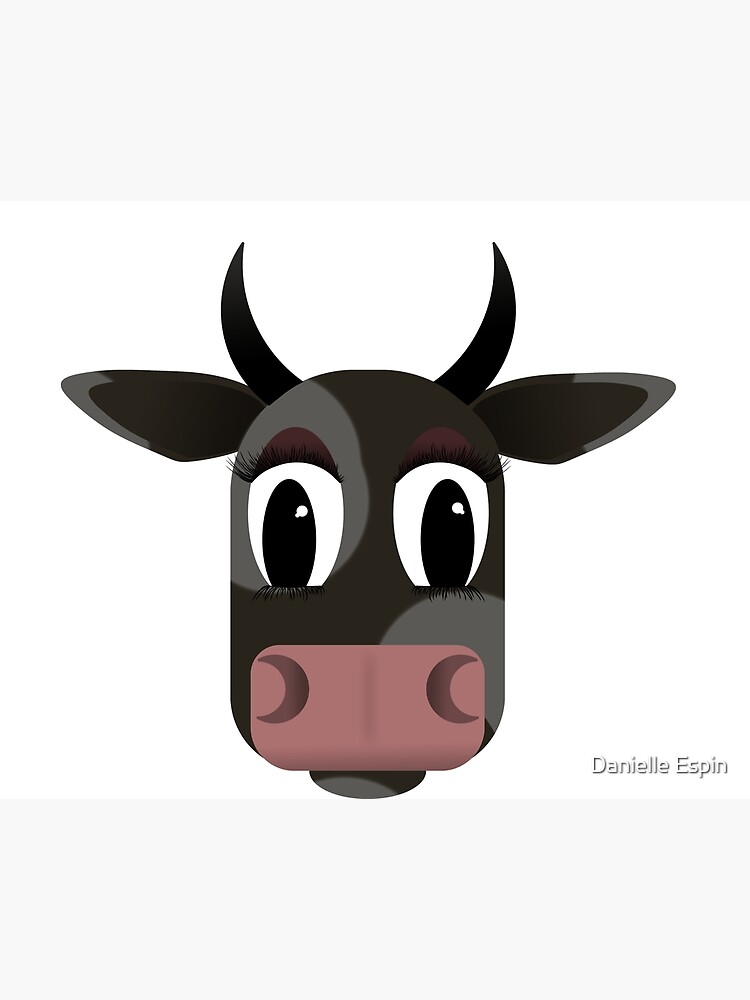 "Cow lashes" Metal Print for Sale by Dani5Elle Redbubble