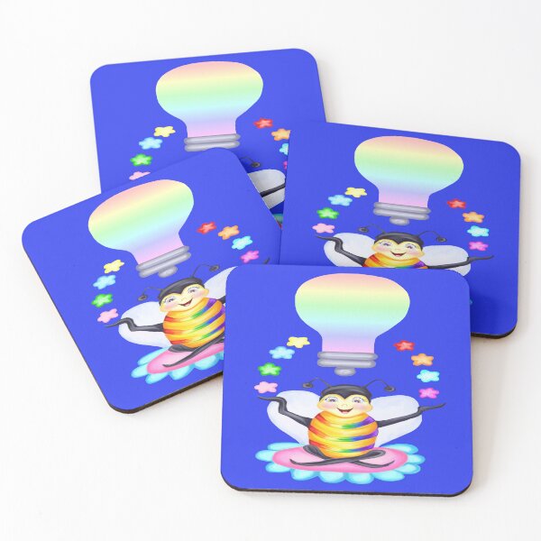 Item preview, Bee Rainbow Lightbulb Idea designed and sold by Deborah Camp.
