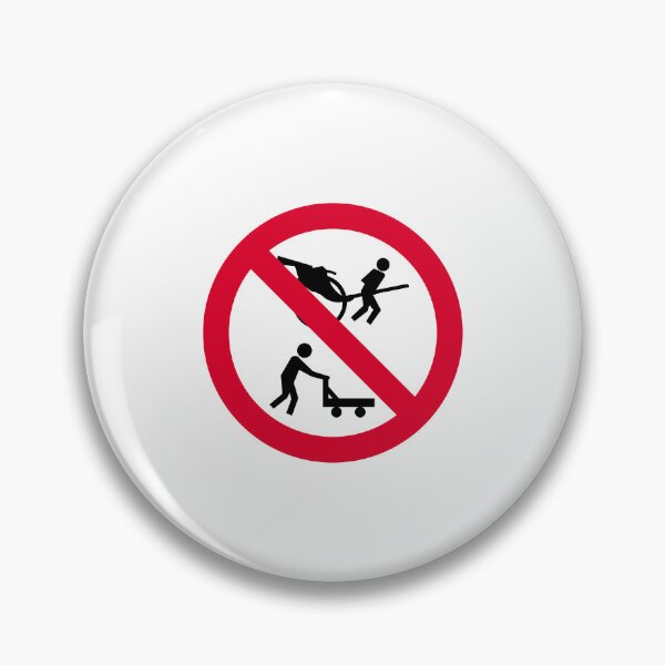Item preview, Rickshaws and handcarts are prohibited in this area designed and sold by HomeKonger.