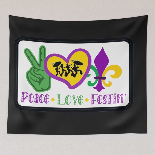 Item preview, Peace, Love & Festin' designed and sold by Gratefulgabby.