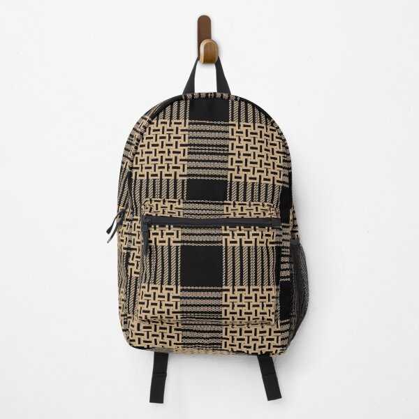 Item preview, rattan plaid gold rattan black bakground white background grunge background seamless designed and sold by ssblondess.