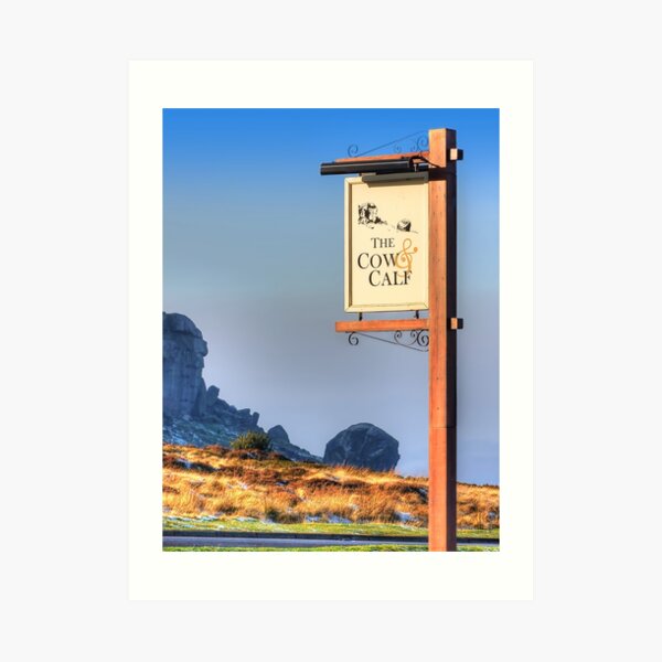 The Cow And Calf - Ilkley Art Print