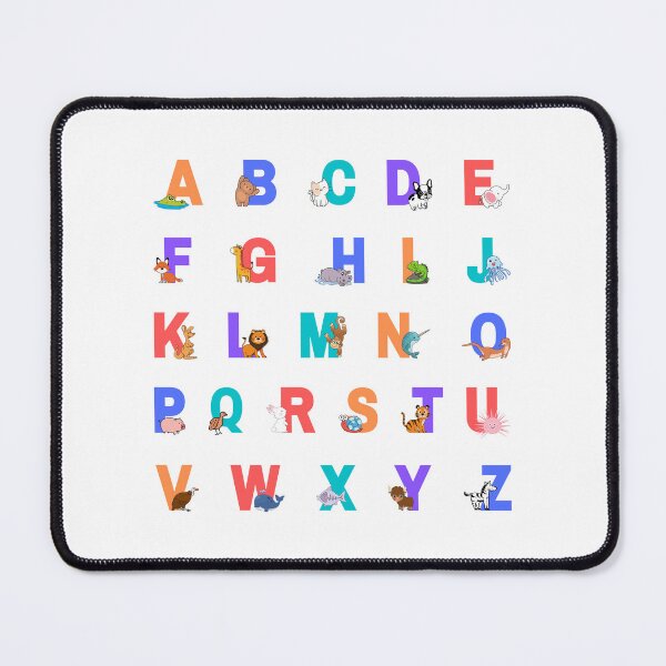 Item preview, Alphabet animals cute and colorful designed and sold by CherieTree.