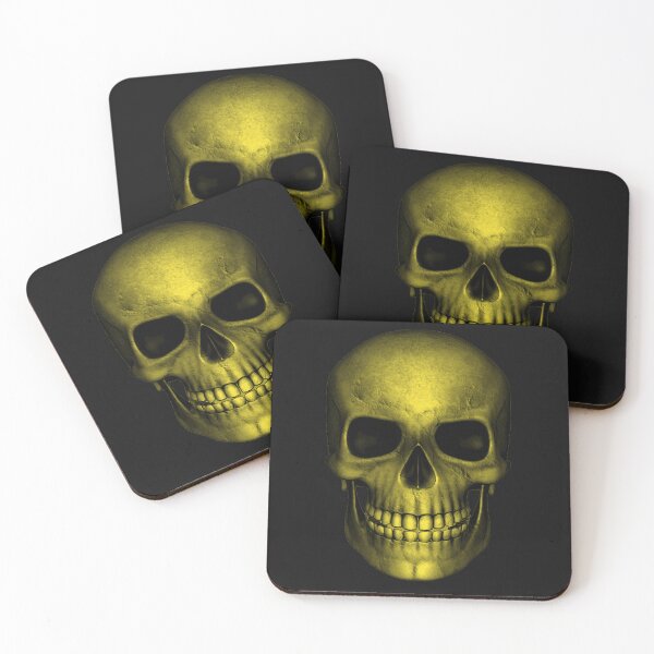 Item preview, Dark skull yellow designed and sold by ArteVintage.