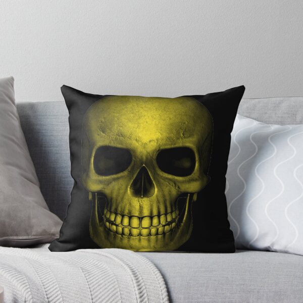 Item preview, Dark skull yellow designed and sold by ArteVintage.