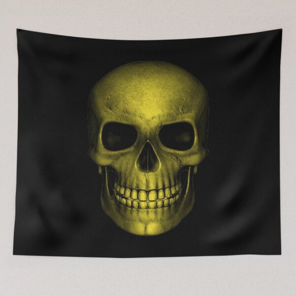 Item preview, Dark skull yellow designed and sold by ArteVintage.