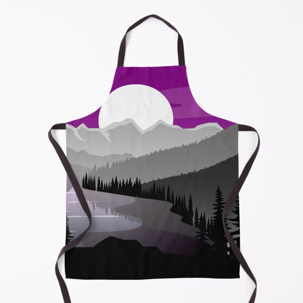 Item preview, Asexual Pride Landscape designed and sold by Harley Craig.