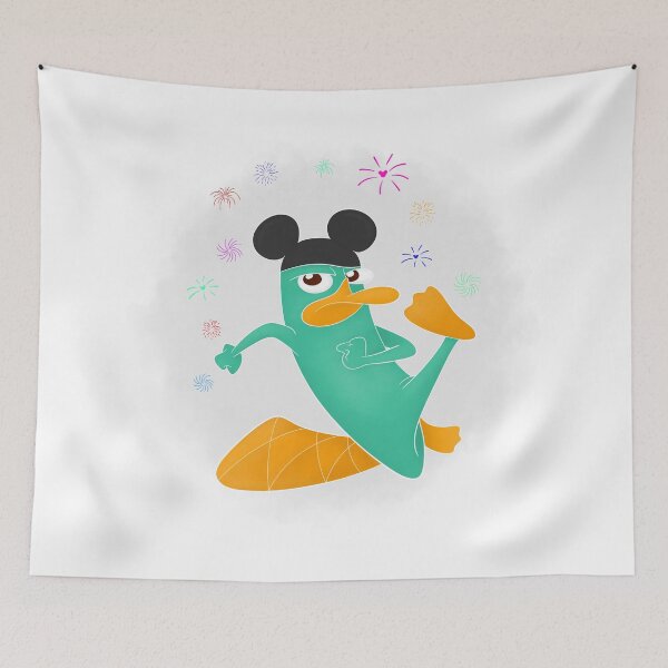 Artikelvorschau, Phineas und Ferb Agent P mit Mickey Ears entworfen und verkauft von ShutterStudios.