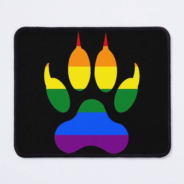 Item preview, LGBTQ+ Wolf Paw Pride designed and sold by MMwolfdogden.