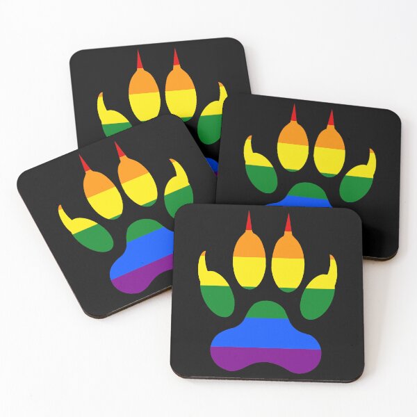 Item preview,  LGBTQ+ Wolf Paw Pride designed and sold by MMwolfdogden.
