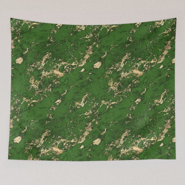 Item preview, Green And Gold Marble Digital  designed and sold by RED FIR.