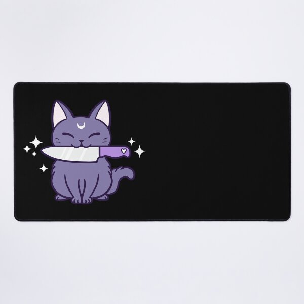 Item preview, Knife Kitten // Black | Nikury designed and sold by nikury.