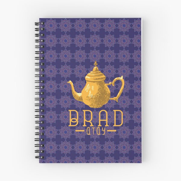 Item preview, Moroccan teapot illustration with tile pattern designed and sold by zahirshop.