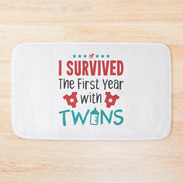 Item preview, I Survived the First Year with Twins Twin Mom Dad Parent designed and sold by jaygo.