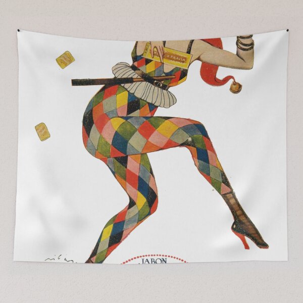 Item preview, Harlequin by Federico Ribas Montenegro - Vintage Art designed and sold by RickE.