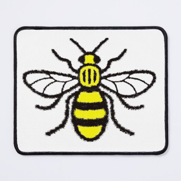 Item preview, Manchester Worker Bee fuzzy style designed and sold by bravoalpha.