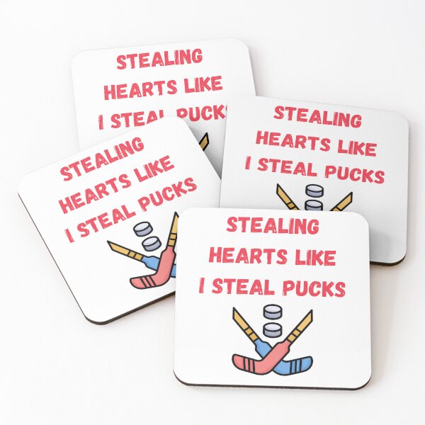 Item preview, Stealing Hearts Like I Steal Pucks designed and sold by yassminishop.