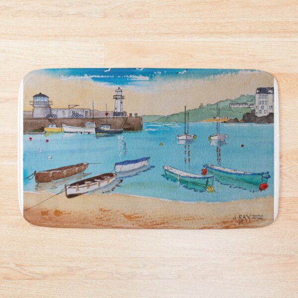 Item preview, Boats in St Ives harbour. designed and sold by John Ray.