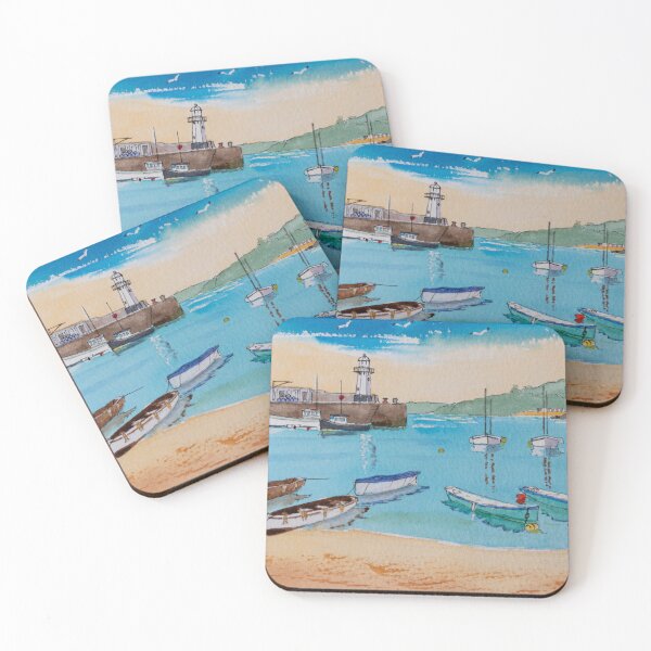Item preview, Boats in St Ives harbour. designed and sold by John Ray.