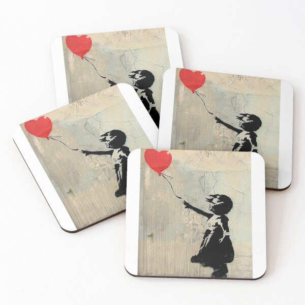 Item preview, Banksy Red Heart Balloon designed and sold by wendybeckham.