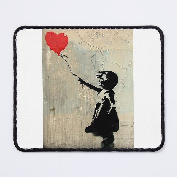 Item preview, Banksy Red Heart Balloon designed and sold by wendybeckham.
