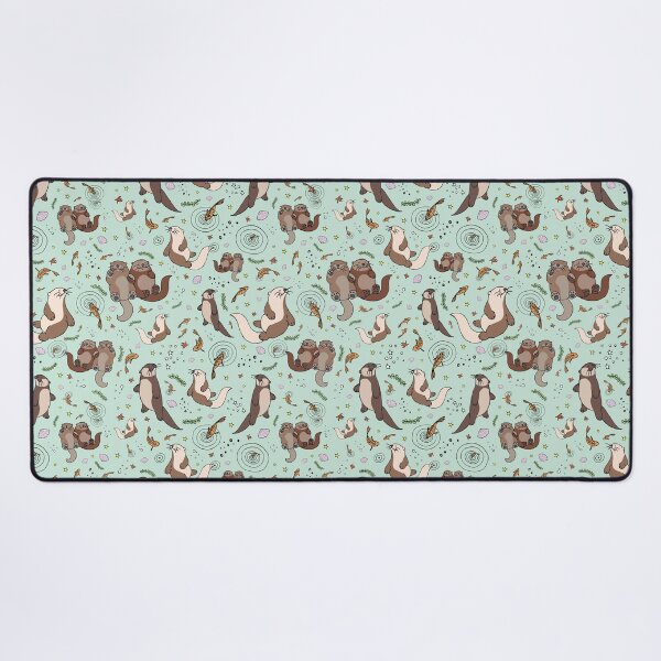 Item preview, Otters in Blue designed and sold by Nemki.