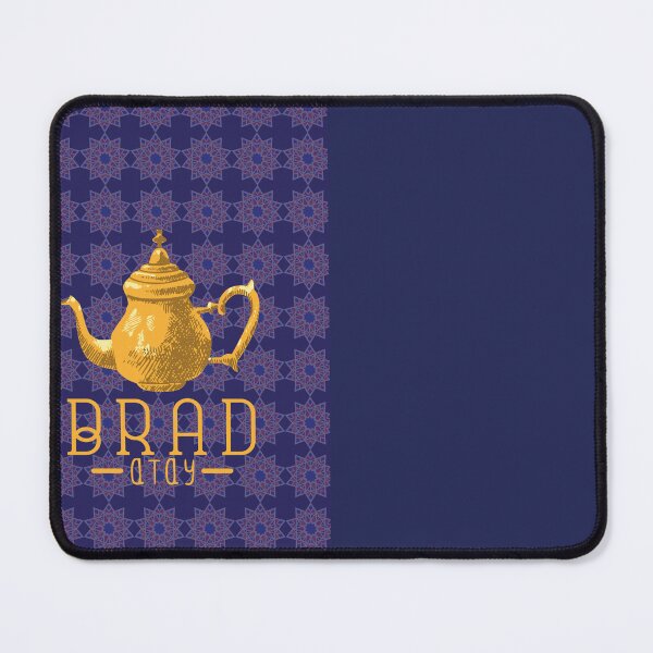 Item preview, Moroccan teapot illustration with tile pattern designed and sold by zahirshop.