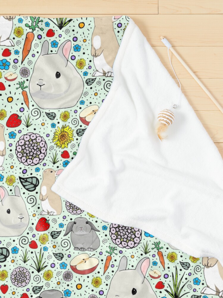 Alternate view of Bunny Rabbits Pet Blanket