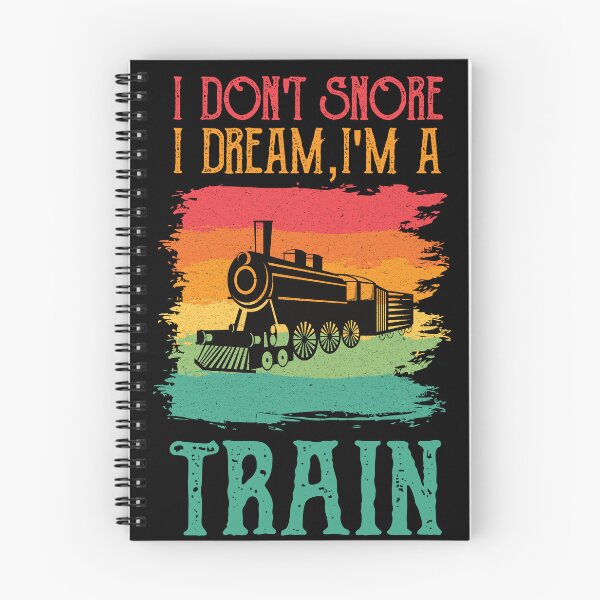 Item preview, I Don't Snore I Dream I'm A Train - Funny Retro Train Engineer Railroad Driver designed and sold by Adexyl.