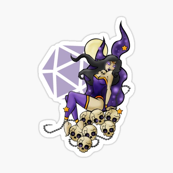 Item preview, Pin-up Girl Warlock designed and sold by rockgem.