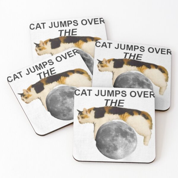 Item preview, CAT JUMPS OVER THE MOON designed and sold by giantstep.